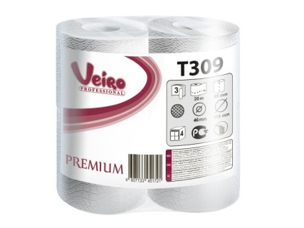 Veiro Professional Premium туалетная бумага в стандартных рулонах длина 3 слоя 20 метров 160 листов